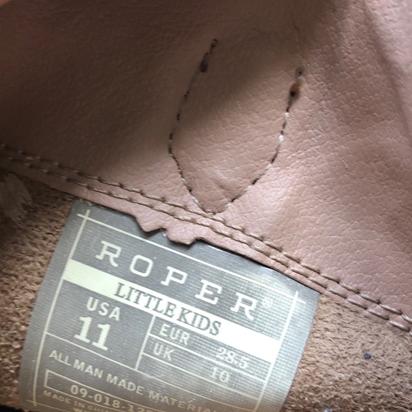 Ariat Brown and Blue Shoes - Picture 2 of 3